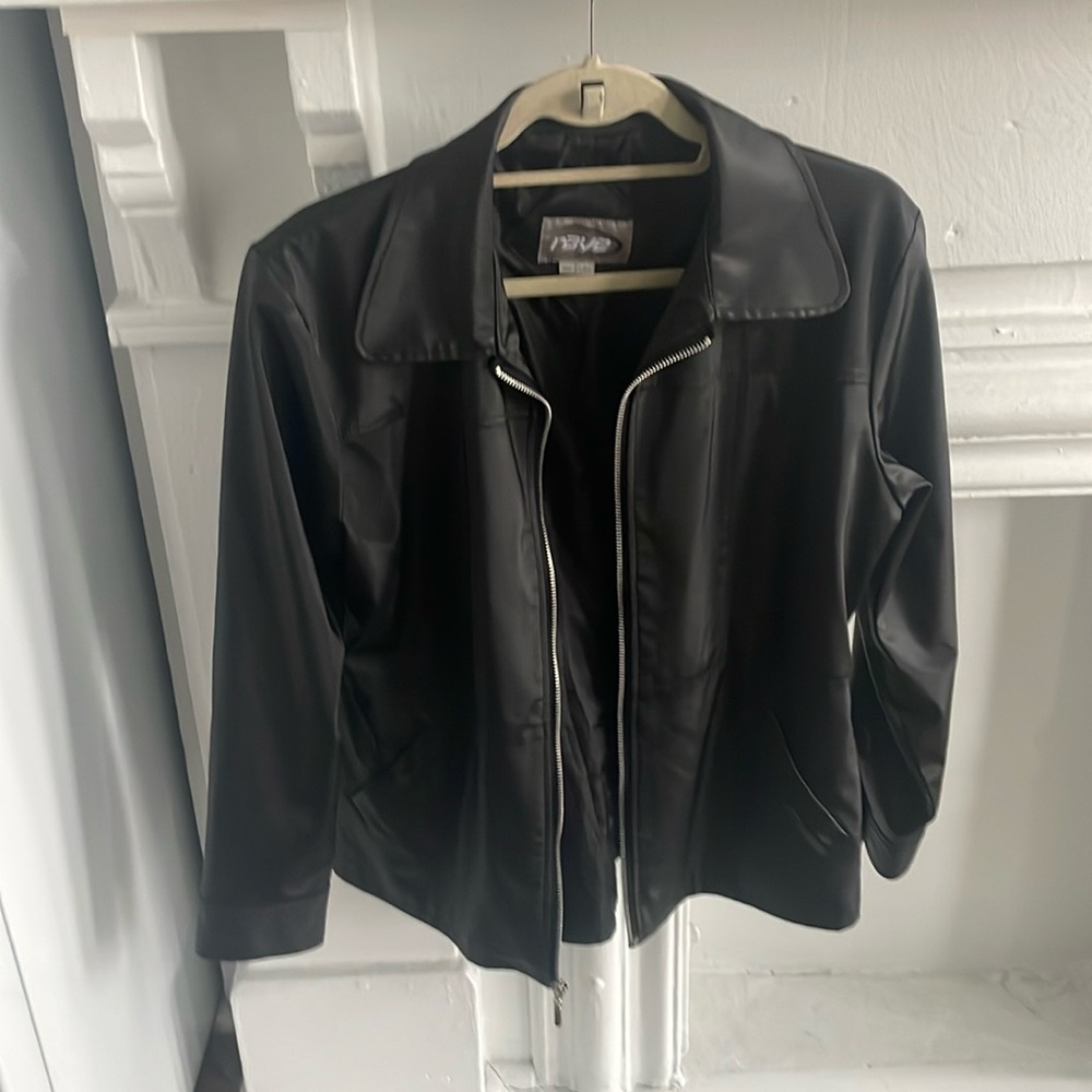 Authentic 90s club kid coat shiny ✨ classic in amazing condition new! Rave